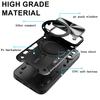 For iPhone 17 Pro Max Case TPU + PC Phone Cover with Kickstand , Slide Lens Window