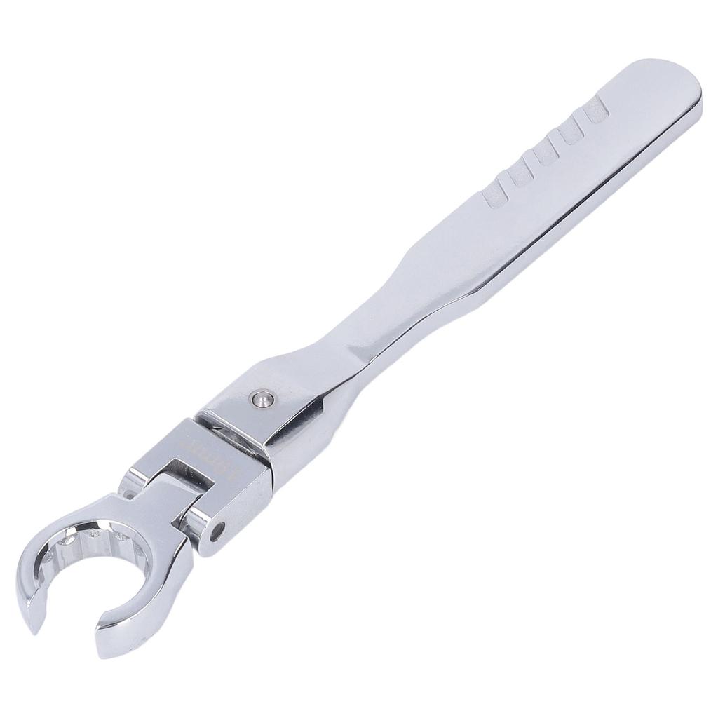 Austauschbarer Schraubenschlüssel-Satz Flexibler Kopf Drehmomentschlüssel 180 Grad Drehbarer Gabelschlüssel mit Griff