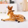 Plush Deer Toy Soft PP Cotton Filling Simulation Animal Doll Christmas Elk Decoration for Home Office Kids Room