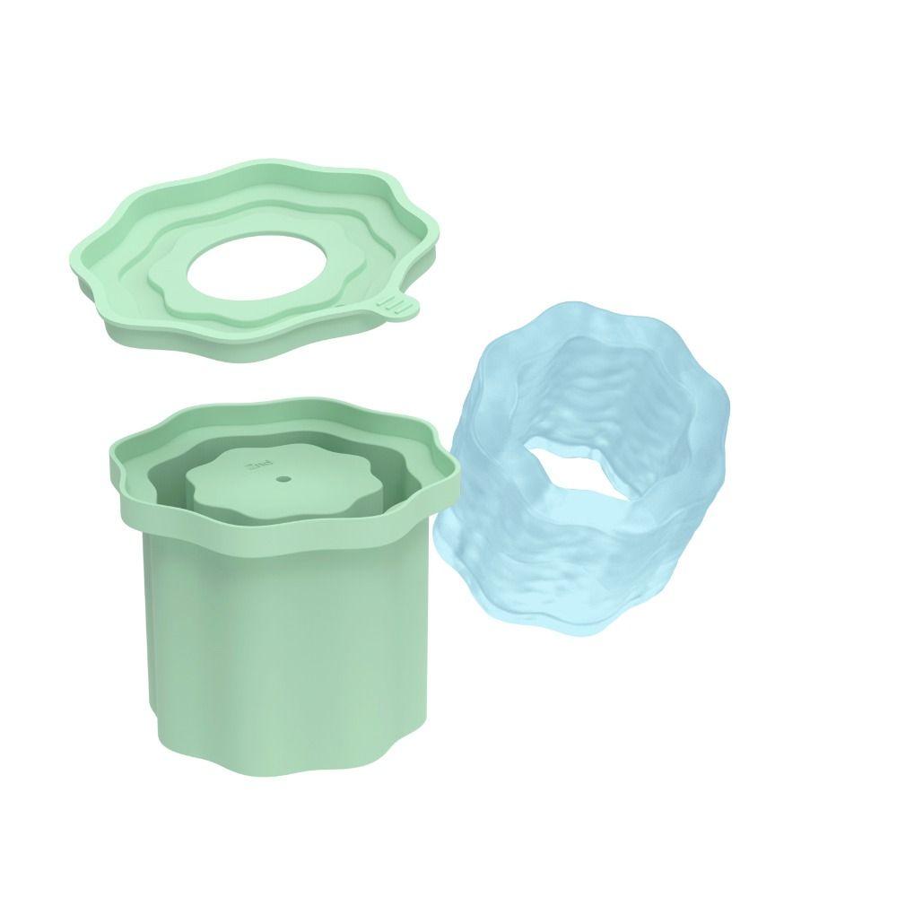 Silicone Silicone Ice Molds with Lid Ice Cube Maker Mold for Stanley Cup 20-40oz