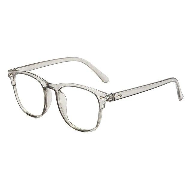 Lunettes d'ordinateur transparentes, monture pour femmes et hommes, Anti lumière bleue, rondes, bloquant les lunettes optiques