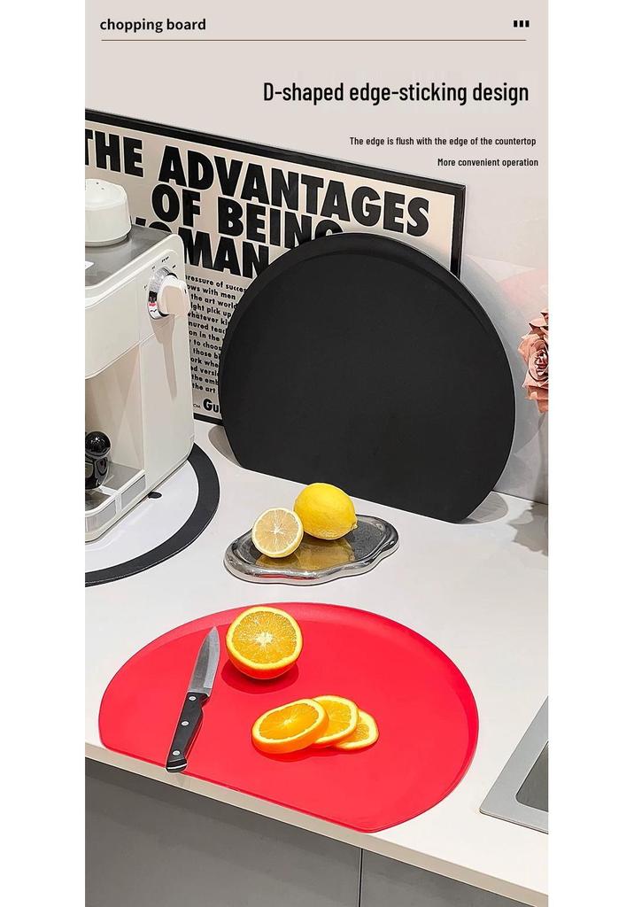 Double-Sided TPU Cutting Board: Non-Slip, Thickened, Food-Grade, Ideal for Fruits & Baby Food