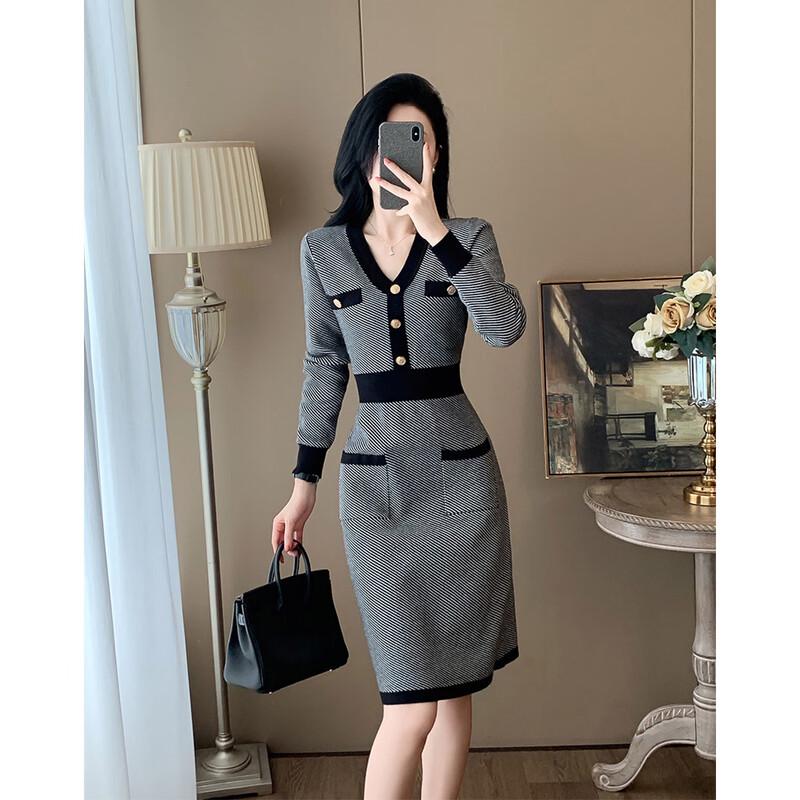 

Трикотажное платье миди облегающего кроя JK&JS осень-зима 2025 S