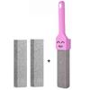 Pumice Stone Cleaning Stick Set - Stain & Rust Remover for Toilet, Kitchen, Bathroom Tiles, and Sinks - Includes Handle Brush