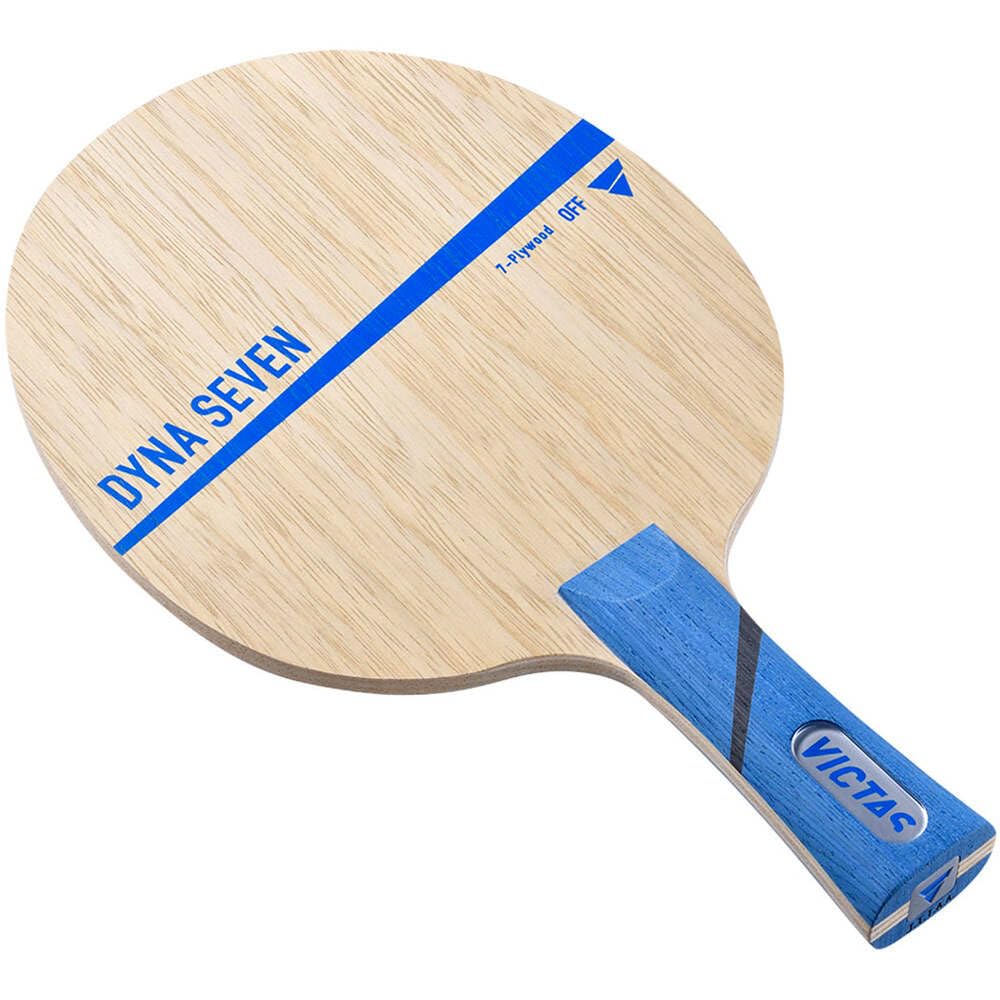 VICTAS Dyna Seven Table Tennis 027104 Racket, Beginner s, Shakehand, Offensive, 7-Ply Flare,