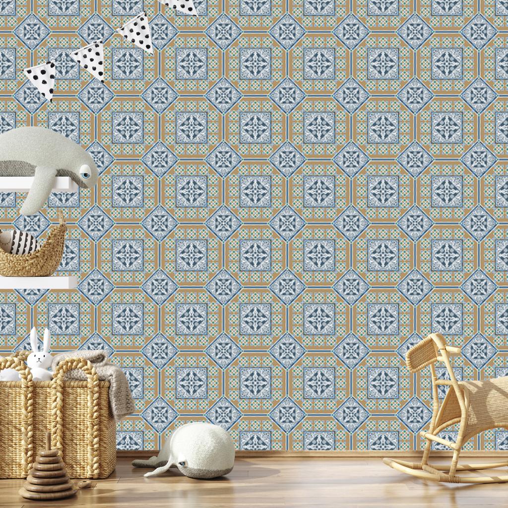 Wallpaper Beautiful Decorative Moroccan Mosaic for Living Room and Bedroom 50x1000