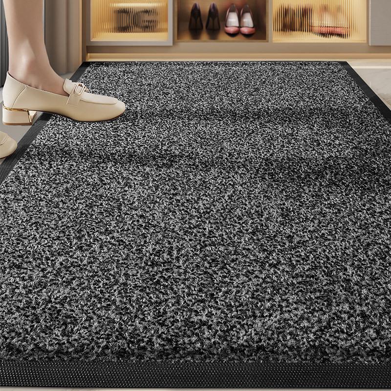 

Современный простой резиновый дверной коврик, напольный коврик для прихожей, очищающий грязевой коврик для входной двери, грязный коврик для ног 60*90cm