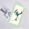 1pc Pippi Longstocking2 Beach Towel, Beach and Seaside Swimming Pool Equipment, Fashion Pattern, Rectangular, Travel Essentials