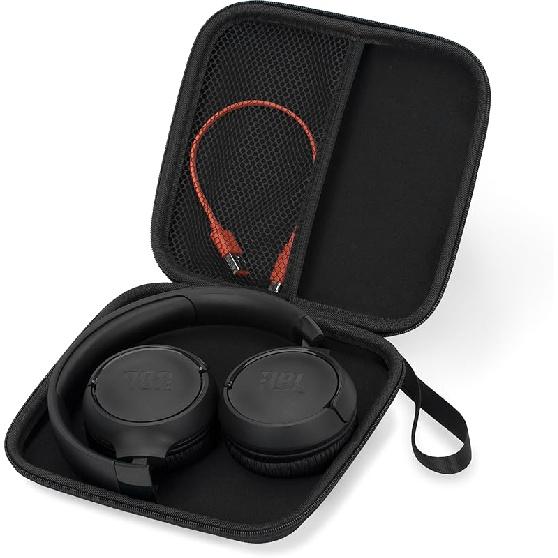 Ультратонкий чехол Ginsco, совместимый с Bluetooth-наушниками JBL Tune 510BT, с JBL Tune 520BT/670NC Live 460NC, Беспроводные накладные наушники, Для путешествий чёрный
