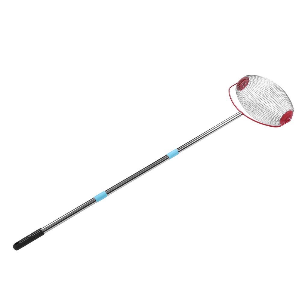 Rolling Nut Gatherer Stainless Steel 44.7 Inch 3 Section Multifunctional Acorn Picker Upper Roller for Pecans Walnuts Outdoor