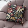 Vintage Floral Paisley Pillow Covers Pattern Cushion Cover Suitable for Sofa Bedroom Car Pillow Cover