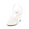 Fashion 2025 new 35-43 sexy super high heels 11CM high nightclub transparent sandals sexy shoes plus size shoes