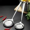 304 Stainless Steel Fine Mesh Strainer Spoon Durable Colander Anti-scald Handle Residue Filter Slotted Spoon Kitchen Gadgets
