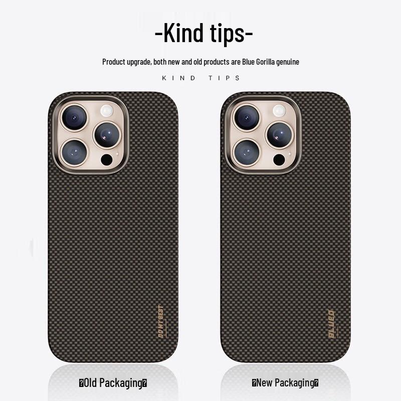 Blue Ape Mr. Ultra-Thin Magnetic Aramid Fiber Case for iPhone 15 Pro