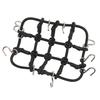 RC Luggage Net Rack Net Simulation Stainless Steel Rubber RC Truck Car Roof Luggage Rack for Xiaomi Jimny RC Car Black