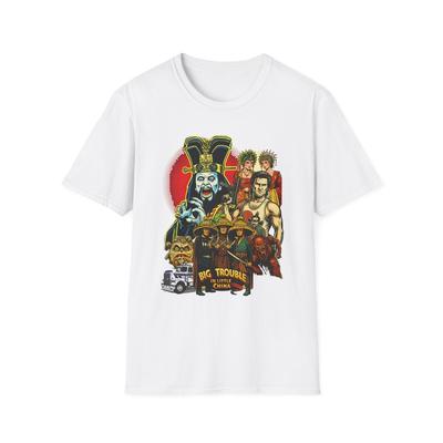 T-Shirt Big Trouble in Little China, Maglietta Film Jack Burton, Cult Classic Retrò