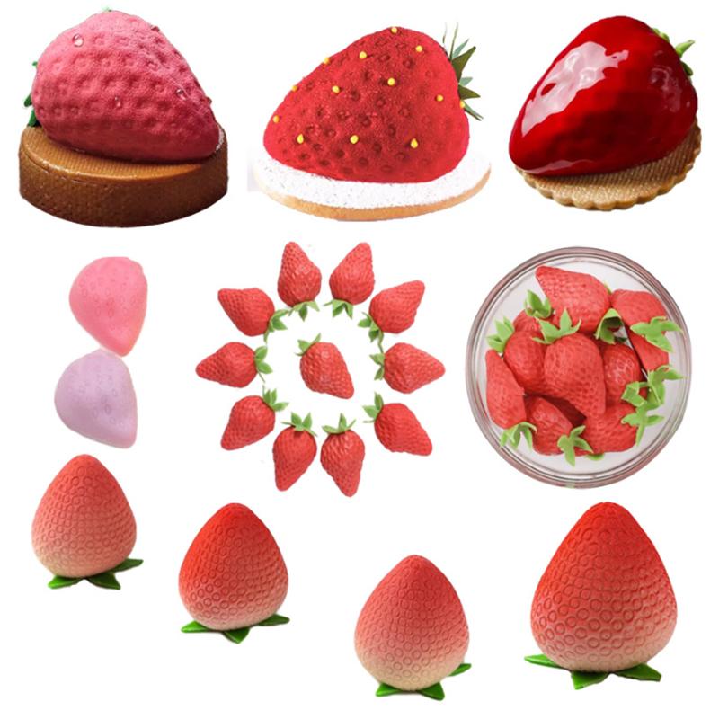 Simulated Fruit Silicone Mold Diy Fruit Dessert Mousse Cake Mold Candle Aromatherapy Soap Silicone Mold Home Decoration Mold