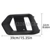 FOR Ford Focus RS 2015-2018 Rám mlhových světel Rám světlometu Kryt mlhového světlometu Mřížka mlhového světla černá ABS lišta Exteriér auta