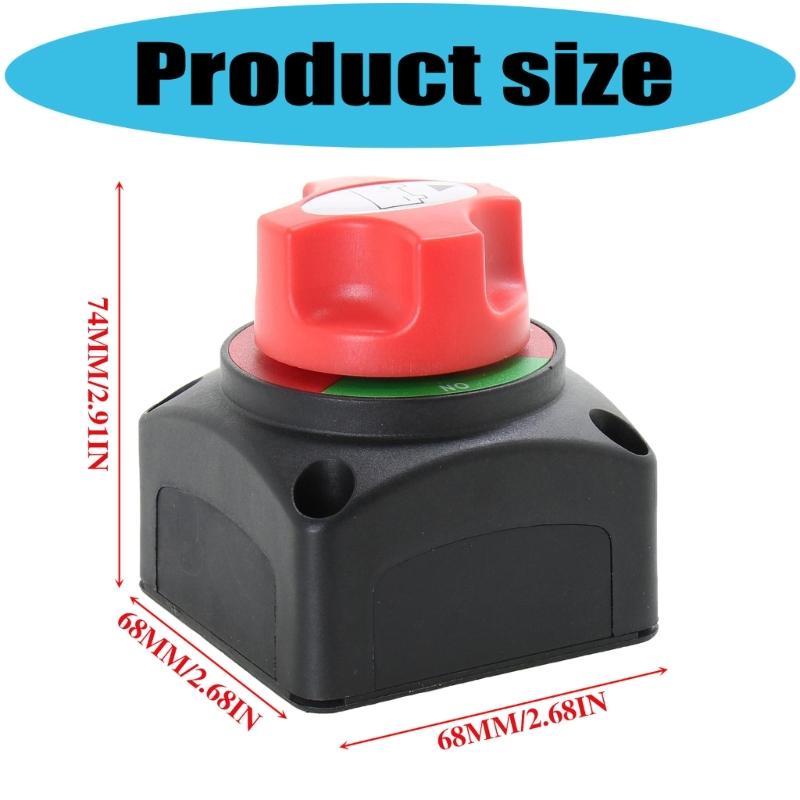Car Battery Disconnect Switches Replacement Universal Battery Isolator Switches For Automotive Truck And Boats Applications