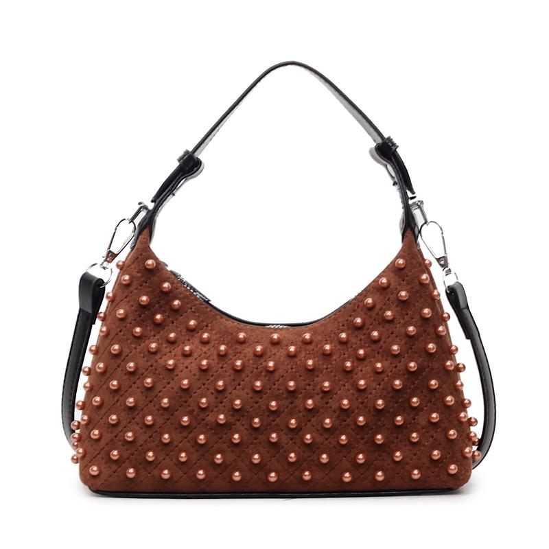 

2025 Новая женская сумка с заклепками, ПУ кожа, сумки через плечо, модные ромбовидные сумки кроссбоди для женщин, маленькая сумка-мессенджер для шопинга