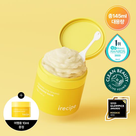 iRECIPE Ceramide Yuzu Healing Cleansing Balm 135ml Special Offer (+10ml)
