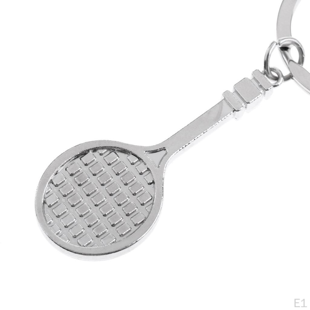 Stabiler Tennisschläger Schlüsselanhänger Schlüsselring Dekoration Geschenk