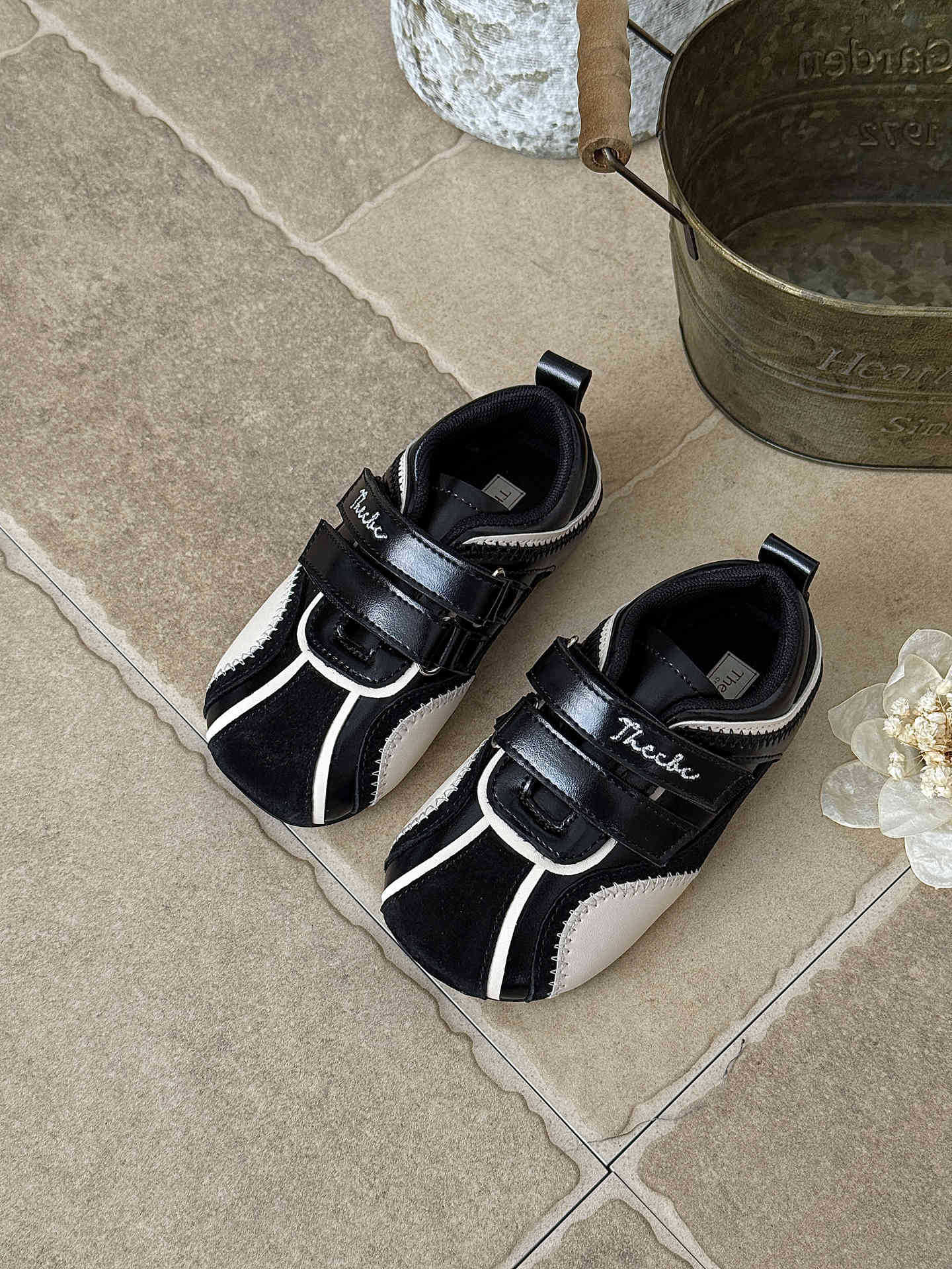 

XSHX Ракушка Балет | Девочки Осень Ретро Функциональный Натуральный Каучук Липучка Кожаная Вставка Seiko Classmate 25 чёрный