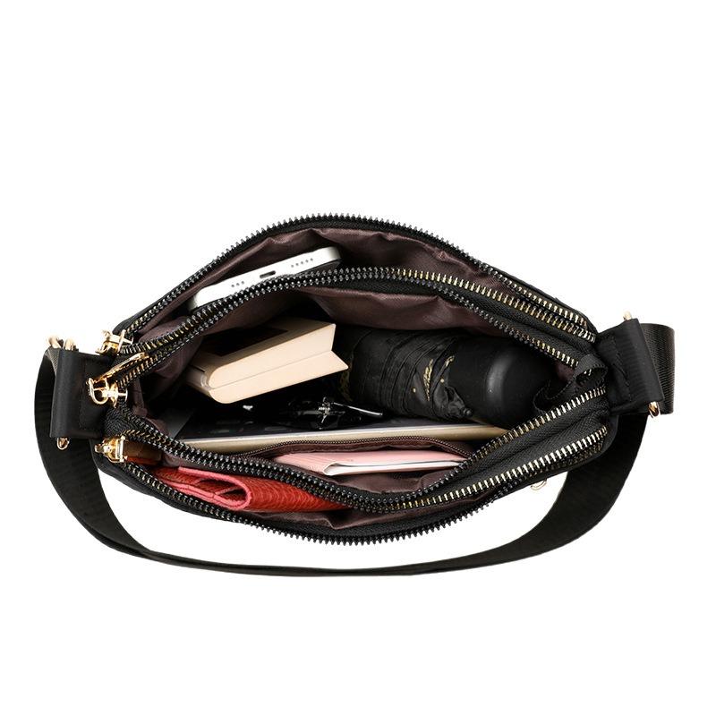 New Literary Embroidery Women's Shoulder Bag Crossbody Fashion Women's Backpack Large Capacity Nylon Bag