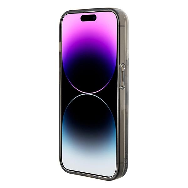 Karl Lagerfeld Klhcp15Llkknsk Iphone 15 Pro 6.1 Transparent Hardcase Liquid Glitter Ikonik