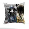 Girls L-Last Tour Pillow Case Anti-dustmite Pillowcase Invisible Zipper Silky Short Plush Sofa Cushion Cover