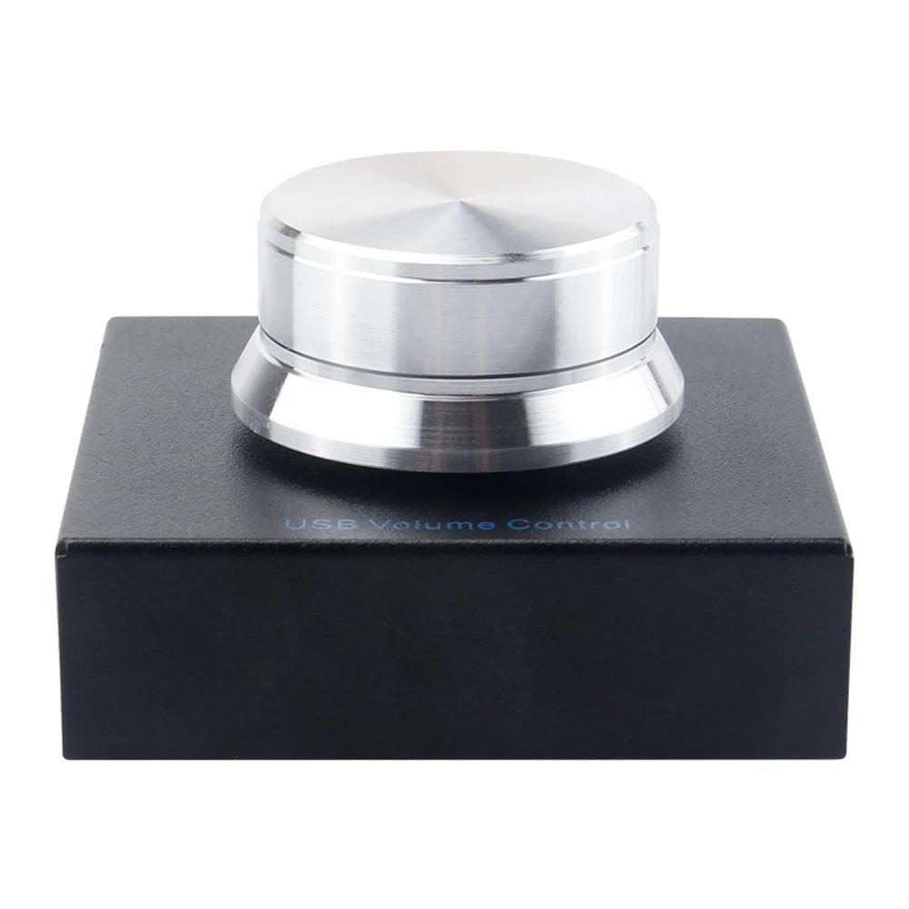 Contrôleur de Son PC USB Alliage d'Aluminium Contrôleur de Volume Haut-Parleur Contrôle de Volume Externe Résistance aux Rayures Bouton de Réglage