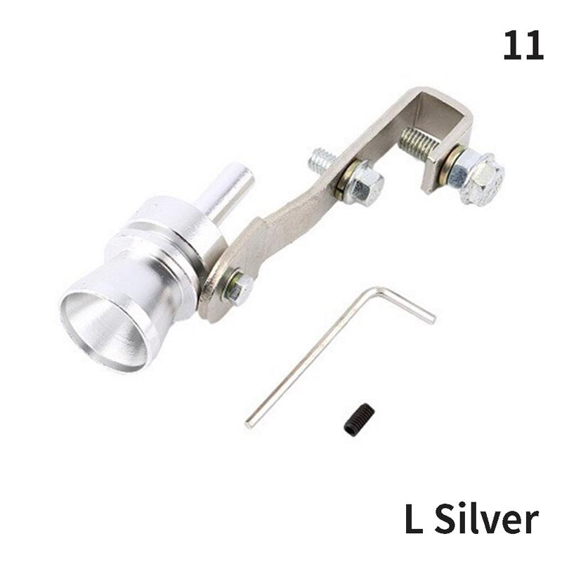 Motorbike Car Exhaust Fake Turbo Whistle Pipe Sound Muffler Blow Off Valve Universal Simulator Whistler