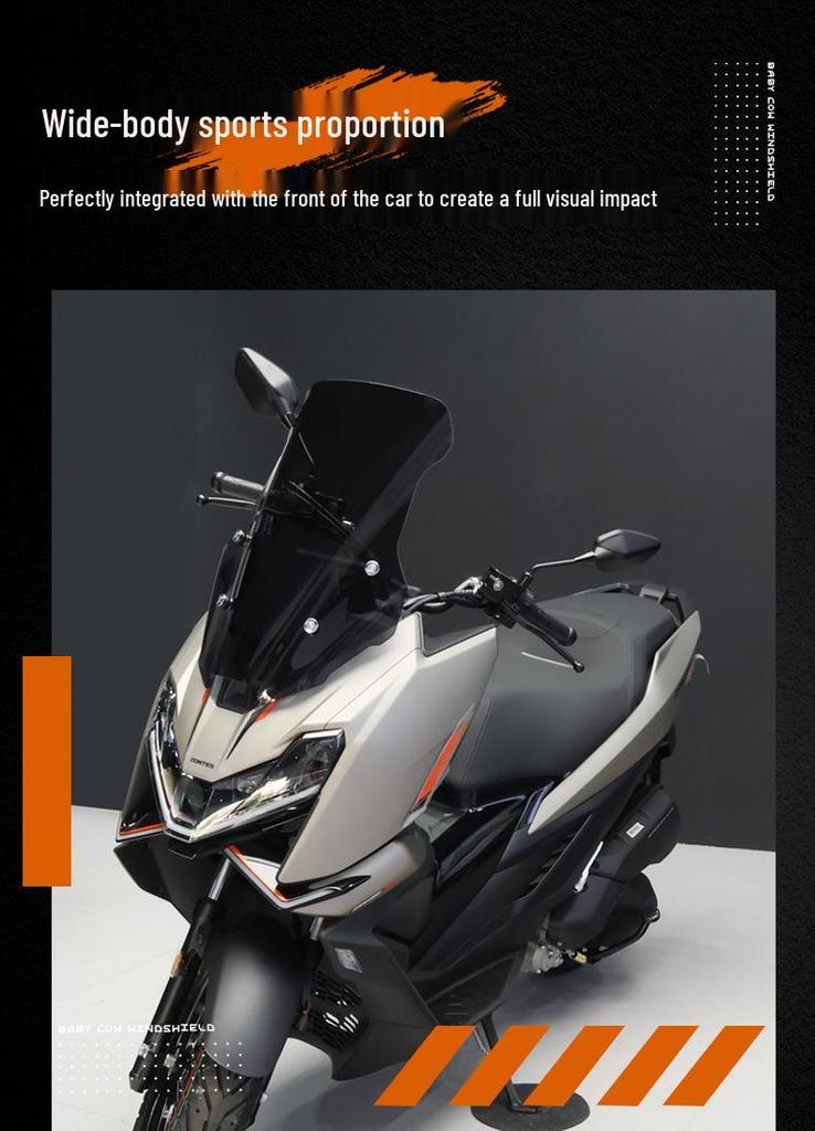 Zontes 150X Windshield: Motorcycle Windscreen Deflector Mod