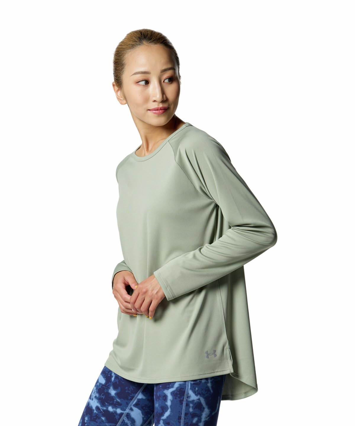 

UA TECH ДЛИННЫЙ РУКАВ Grove Green LG [Under Armour] ФУТБОЛКА