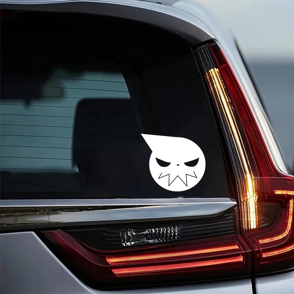 2PCS  Soul Eater Anime Car Stickers Auto Vinyl Decal Tuning Accessories On Car Bumper Rear Window Windshield Hood Motorcycle