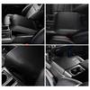 Car Armrest Storage Box Mat,PU Leather Car Center Consoles Cover for F150 2015-2019 Trucks Easy Installation