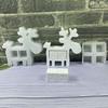Christmas Silicone Resin Molds Christmas Reindeers Countdowns Calendar Mold Plasters Ornament Mold for Diys Home Decors