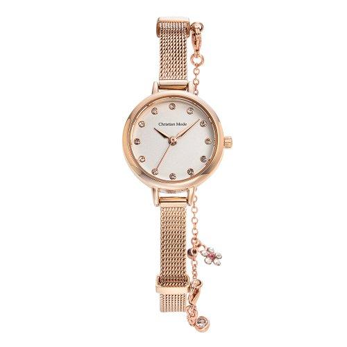 

[CHRISTIAN MODE] CHRISTIAN MODE Women s Bracelet Mesh Watch CM410RG CM410RG