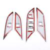 A87Q-Car Door Armrest Window Switch Panel Cover Trim for Toyota Hilux 2015 2016 2017 2018    (ABS Carbon Fiber)