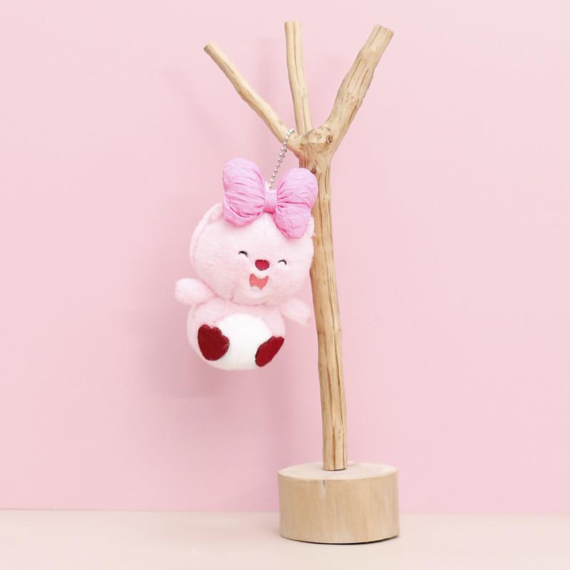 Keychain Bow Loopy Cute Cartoon Girl Backpack Decorative Pendant Doll Plush