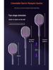 Rechargeable Telescopic Electric Mosquito Swatter & Lamp with USB Purple Light