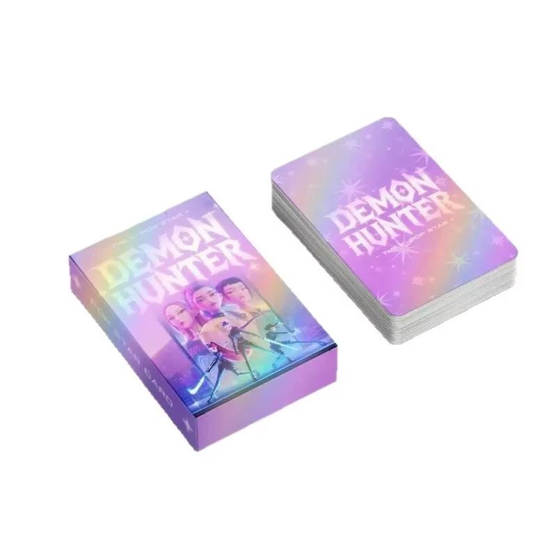 / Carte Laser Kpop Chasseur de Démons pour Garçons Filles Dessin Animé Animation Environnant Étudiants Mode Mignon Cartes à Collectionner Cadeaux