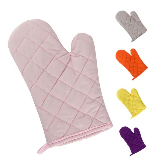 Cotton Oven Mitt Heat Proof Resistant Protector Kitchen Cooking Pot Holder Glove