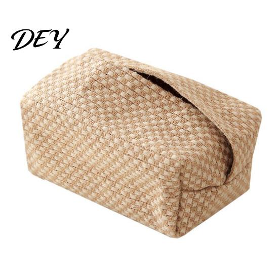 Multi Purpose Organizer Non-woven Fabric Tissue Box, Multi-purpose Storage Organizer, Soft Durable Foldable Holder Paper Towel Dispenser Case, 1