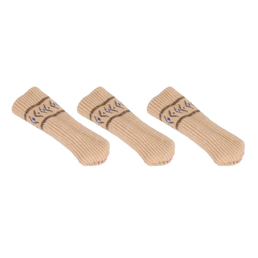 Chair Leg Floor  ors, 20PCS Furniture Leg Socks Chair Leg Covers Chair Foot Covers Acrylic Silicone Double Layer Elastic Chair Leg Covers for H