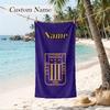 Alianza Lima Custom Name Printed Beach Towel Personalized Soft Towel For Swimming Beach Travel
