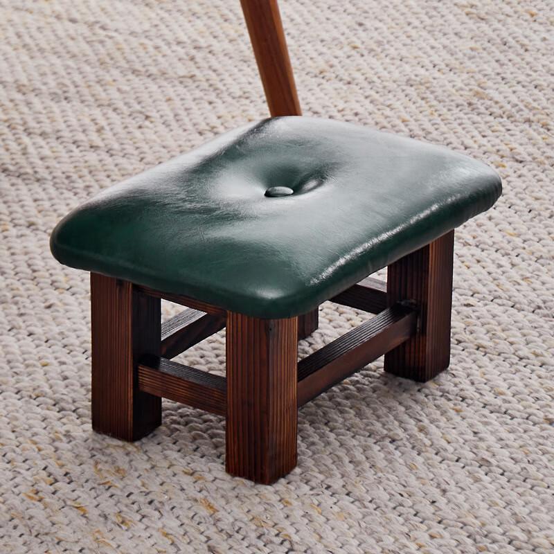 Youshu Rectangular Solid Wood Low Stool