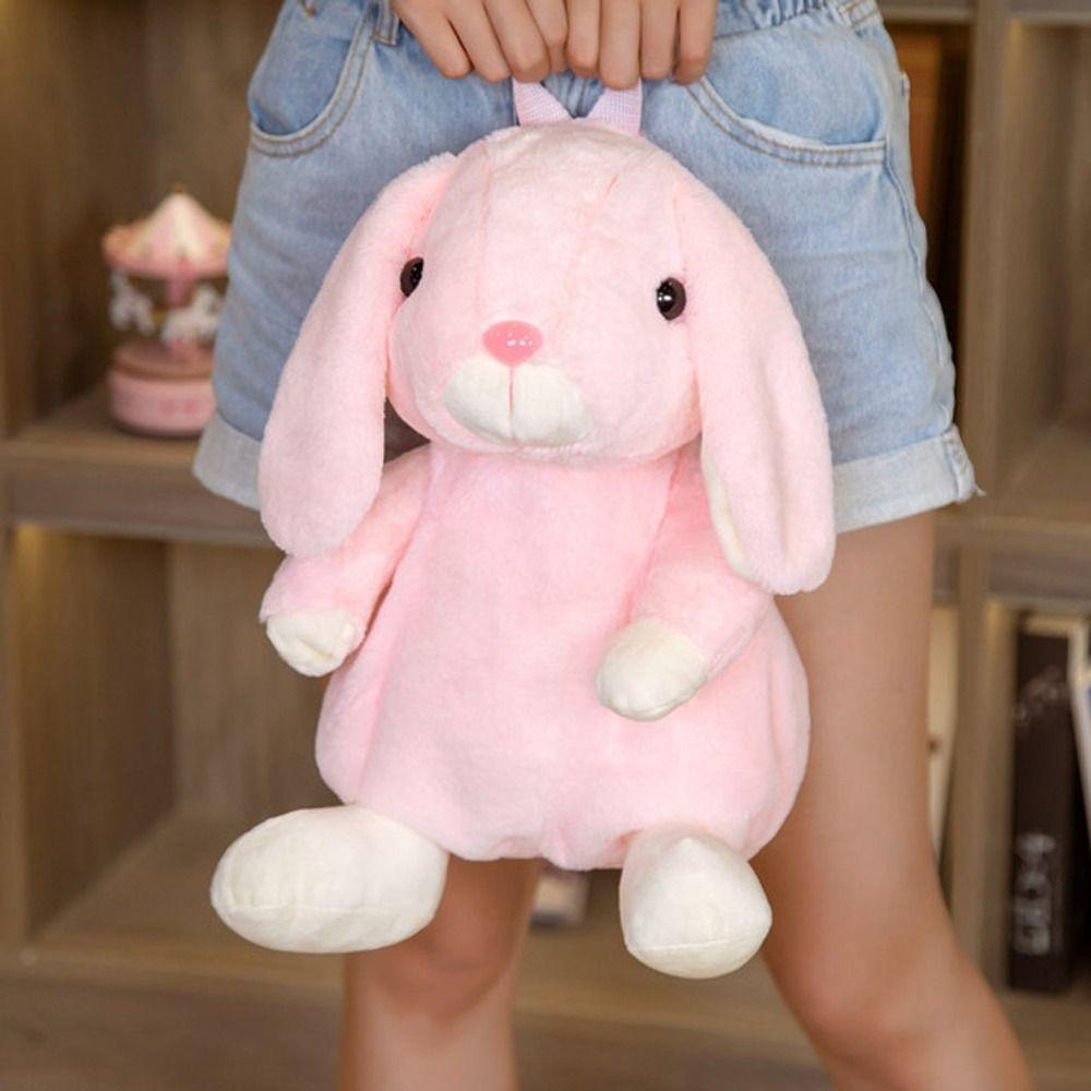 Backpack Lop-eared Rabbit Plush Backpacks Plush Schoolbag Stuffed Backpacks Children Backpacks