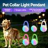 USB Oplaadbaar LED Huisdier Veiligheidslicht Clip-On Hondenhalsband Tag met 4 Lichtstanden Waterdicht Nachtwandellicht voor Honden Katten