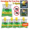 1-5PCS Fly Traps Pack Water-Soluble Hanging Catcher Bag Non-Toxic Mosquito Trap Catcher Outdoor Fly Wasp Insect Bug Killer Flies